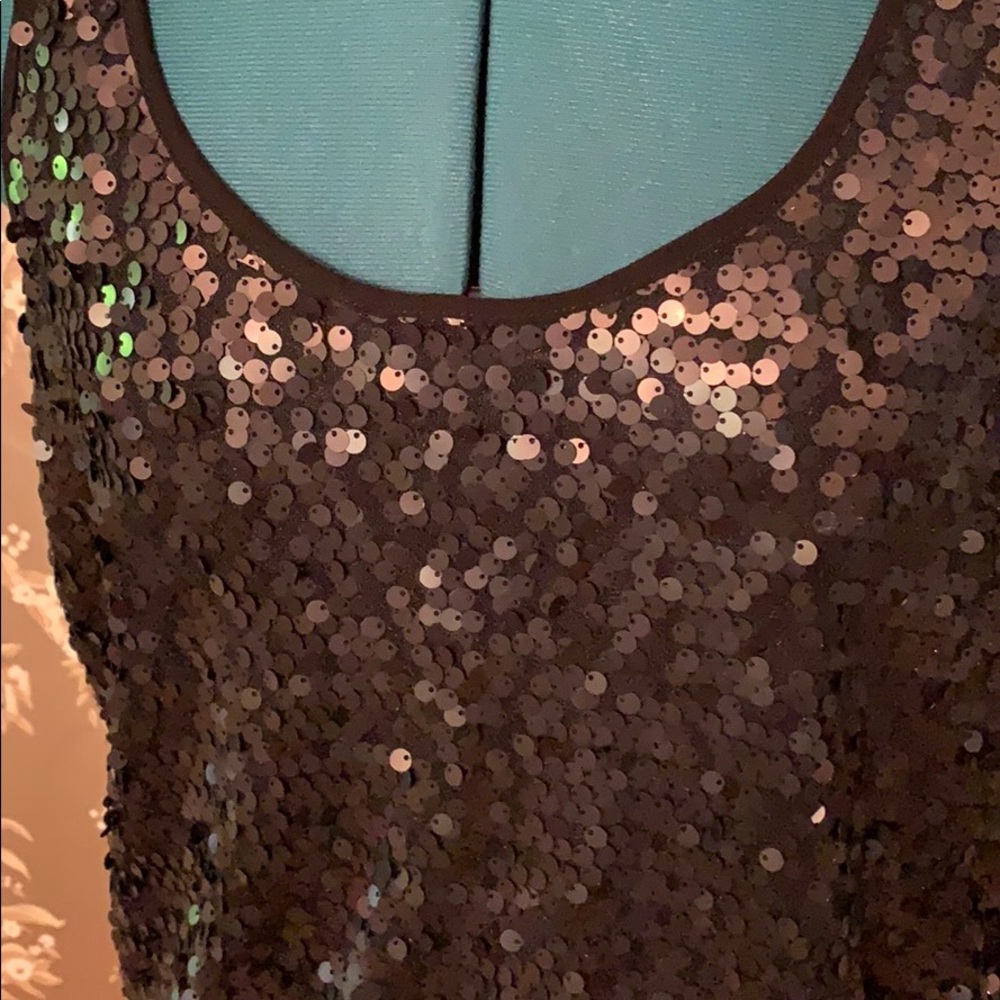 Racerback Sequin Tank - Picture 2 of 5